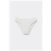 Tezenis Bikini Slip Classico Piqué Wave Donna Avorio