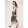 Tezenis Pareo Midi In Tela Di Viscosa Donna Animalier
