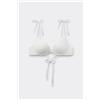 Tezenis Bikini Push-up Imbottito Piqué Wave Donna Avorio