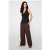 Tezenis Gilet In Tela Viscosa Con Laccetto Donna Nero