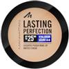 Manhattan Lasting Perfection Compact Make up Polvere Trucco ad alto potere coprente per una finitura naturale opaca Fb. 003 Sesamo, 7 g