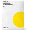 FaceD Face D - Maschera Doposole Rinfrescante con Acido Ialuronico, Estratti di Camomilla e Avena, monodose