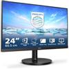 Philips 241V8L Monitor 24 LED VA Full HD, 1920 x 1080, Gaming Adaptive Sync, 75 Hz, HDMI, VGA, Attacco VESA, Nero