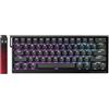 MADLIONS MAD60 HE [Edizione Esport Pro] | Tastiera Gaming Magnetica 60% | Wooting Killer | Rapid Trigger 8000Hz 0.125ms | Configurazione Web Driver | RGB Chroma | Layout US | Nero