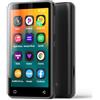 innioasis 80 GB Lettore MP3 con Bluetooth e WiFi, Lettore musicale Mp3 e Mp4 ave Spotify, Spotify Kids, Tidal, Deezer, Lettore video touch screen da 4 pollici (grigio)