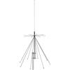 Generico Sirio Antenne Sd-1300/Uhf, Antenna Discone, Frequenza Rx 25-1300Mhz, Guadagno 2.15 dBi, Potenza Massima 300W (Vhf) 200W (Uhf), Altezza 1.6 m, Inox/Alluminio