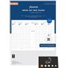 Blumie Shop Set Filo Ricarica Civile 2026 Verticale A4 Francese 1 Settimana su 2 Pagine + Indice Adesivo Blumie (A4)