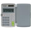 Q-Connect - Calcolatrice tascabile, 8 cifre, 8 cifre, colore: Grigio