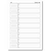 Agendepoint.it Ricambio Agenda Settimanale 2027 A4, Formato 21x30 cm, 4 Fori, Carta FSC 90gr, Layout Verticale Minimalista, Turchese e Grigio