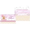 Dream' s Party Biglietto di Auguri per il BATTESIMO della bimba bambina Rosa - con stampa Orso orsetto su nuvola con palloncini - biglietto augurale completo di busta - MADE IN ITALY