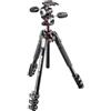 Manfrotto Treppiede in alluminio a 4 sezioni 190XPRO con testa Pan/Tilt a 3 vie XPRO