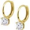 TIME ROAD Orecchini HIN00357 Oro Donna, Gioielli Oro, Nessuna pietra preziosa