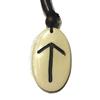 Germanenschmuck Tiwaz Rune - Collana ciondolo a forma di osso (bianco) | TYR, teiwaz, runen, Rune gioielli