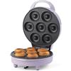 Giles & Posner Mini Doughnut Maker - Piastre di Cottura Antiaderenti per 7 Ciambelle, Macchina per Ciambelle Facile da Pulire, Macchina delle Prelibatezze per Bambini, Spegnimento Automatico, 1000W