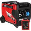 GeoTech Pro GeoTech-Pro PTGA 7500 - Generatore di corrente ad inverter silenziato carrellato 5,8 kW - Continua 5,5 kW Monofase + ATS