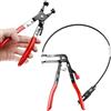 WEGREAT - Pinza per fascette stringitubo a collo dritto, 2 pezzi, pinza per fascette a molla, 650 mm, strumento per rimuovere e installare Morsetti per riparazione auto