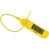 Yhuasia Fascette Plastica, 100 pcs Targhette Portachiavi, Sigilli diSicurezza, Fascette con Etichetta Per i Vestiti, i Portachiavi, l'Etichettatura (Giallo)