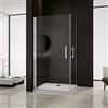 AICA ITALY Box doccia angolare trasparente XXPK-1E+XXPK-1E ( 80x80cm)