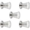 SOTECH 5 pezzi Pomelli per mobili GLASGOW Ø 20 mm altezza 25 mm Acciaio inossidabile spazzolato Maniglia da cucina