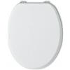 Schläfer 4665101 | Sedile Copriwater Universale Joker, Tavoletta Wc, Coprivaso Wc, Sedile Wc Bagno in Legno Mdf Laccato, Cerniere in Ottone Regolabili, Bianco Lucido
