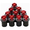 YQSD Kit Bulloni E Viti Per Carenatura Per Suzuki GSXR GSX-R 600 750 1000 K1 K2 K3 K4 K5 K6 K7 K8 K9 K11 M5, Dadi Per Parabrezza Bulloni della carena(ROSSO)