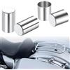 TCMI H-D - Kit di copertura per portapacchi Sissy Bar a sgancio rapido, adatto per Harley Touring FLSTC FXSTSB FXSTS FXSTC FLSTF FXST FXSTB FLSTN 1984-2023 (cromato #2+2C)