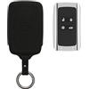 kwmobile Cover Chiave Auto Compatibile con Renault con 4 tasti Smart Key (solo Keyless Go) - Custodia Protettiva Copri Chiavi - Coprichiave Macchina in Pelle PU - nero matt