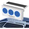 Generico Estrattore d'Aria Solare per Auto,Ventilatore raffreddante per Veicoli - Ventilatore da Finestrino Auto con 3 Uscite d'Aria,per Ventilazione Estiva Purificazione Aria Abitacolo