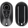 kwmobile Custodia Compatibile con Mercedes Benz con 3 tasti smart - Cover Chiavi Auto Protezione Copri Telecomando - Copertina Chiave - Copertura Gommata Silicone TPU