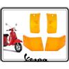 GSC RICAMBI SRL KIT 4 GEMMA GEMME PLASTICA PLASTICHE VETRINO VETRINI FRECCIA FRECCE POSTERIORI ED ANTERIORI COLORE ARANCIO PER VESPA PX 125-150 - 200 - VESPA LML - VESPA ARCOBALENO
