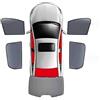 MMHGFIR Tendine Parasole per Auto, per MG ZS 2017-2024 Finestrini Laterali Anti-UV Protezzione Privacy,Tendine Parasole Auto per Bambini,5PCS