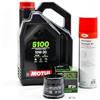 Gazoobike Kit di manutenzione cambio olio standard per HONDA CB 600 F Hornet dal 2005 al 2015 - MTL 5100 10W30 4L
