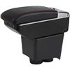 YJYWZH per Polo 2002-2009 Scatola Braccioli Doppio Strato Console di Stoccaggio con Portabicchieri