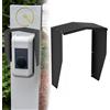 Froadp Wallbox, protezione dalle intemperie, copertura protettiva per caricabatterie, parapioggia e protezione solare, resistente alle intemperie, per stazione di ricarica e-auto, nero, 40 x 25 x 45,5