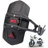 DFFMQSJ Compatibile con Honda NC700/750X/D CB500X CB400, parafango posteriore per moto, copertura della ruota posteriore, protezione nera, paraspruzzi, parascudo posteriore, supporto parafango posteriore