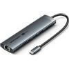Vention Stazione di ricarica Vention USB-C 8-in-1 4K 60 Hz 100 W