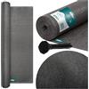 Sillar Rete Ombreggiante 1,5x25m, Telo Frangivista per Giardino e Recinzione, Protezione UV 90%, Resistente al Vento e Polvere, HDPE, Facile Installazione con Fascette, Grigio Antracita