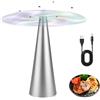 Riisoyu Repellente Per Mosche, Portatile Ventilatore Scaccia Mosche Lontano da Cibo Tavolo Ventilatore Repellente con Ricaricabili USB per Interno Esterno Picnic Barbecue