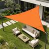 HYZYWON Vela Ombreggiante, Vele Ombreggianti, 3x3x3 m, Arancione, Tenda a Vela per Esterno, Tenda Vela Ombreggiante, Telo Ombreggiante, Include 4 Corde, per Terrazze, Giardini (Arancione, 3x3x3)