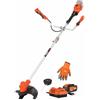 Powerplus Decespugliatore POWDPGBCS1 - 40 V - incl. batteria 2 x 20 V 5.0/2.5 AH e caricatore