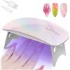 Aokitec Mini lampada UV LED per unghie - lampada UV pieghevole per unghie in gel design mouse, essiccatore professionale per smalto gel, Press on Nails & estensione delle unghie, lampada da viaggio