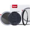 Kase Filtro video variabile da ND3 a ND236 + CPL 2 in 1 da 77/72 mm con copriobiettivo, 1,5-8 stop, densità neutra multistrato regolabile e filtro polarizzatore circolare per obiettivo della