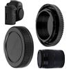 Your Day Mate Set accessori per fotocamere con 1 copertura protettiva per fotocamera e 1 copriobiettivo posteriore, compatibile con MICRO FOUR THIRDS SYSTEM M4/3, per Olympus e Panasonic M4/3, Camera, Cover