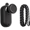 CERFFOOL Kit Cover in Silicone per Insta360 GO 3S Protezione Obiettivo per Action Camera Protettiva Custodia Protettiva Housse Anti-Taglio Action Camera Accessori (Nero)