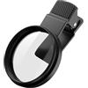 Generic filtro smartphone - clip polarizzatore ottico circolare da 52 mm, attacco polarizzatore CPL ad alta definizione | maggiore contrasto migliore effetto colore per foto e registrazione video
