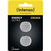 Intenso Energy Ultra CR2450 - Pila a bottone al litio, confezione da 2