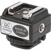 Yosoo Staffa Hot Shoe, C N2 Flash Hot Shoe Mount Adapter per Nikon Flash to Camera Hot Shoe Converter con Porta di Sincronizzazione PC