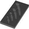 Wera 9834 Termoformato in spugna per Joker 6004 VDE Set 1, senza utensili, 172 x 30 x 392 mm