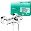 hansgrohe Zesis S - Rubinetto per doccia esterno per 1 utenza, Miscelatore monocomando, cromo, 74621000