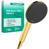 hansgrohe Raindance Alive Select S - Doccetta per doccia, Doccino con 3 getti (incl. PowderRain), Soffione doccia tondo con funzione anticalcare, oro lucido, 24500990